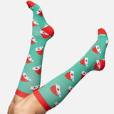 Christmas Hat Compression Socks