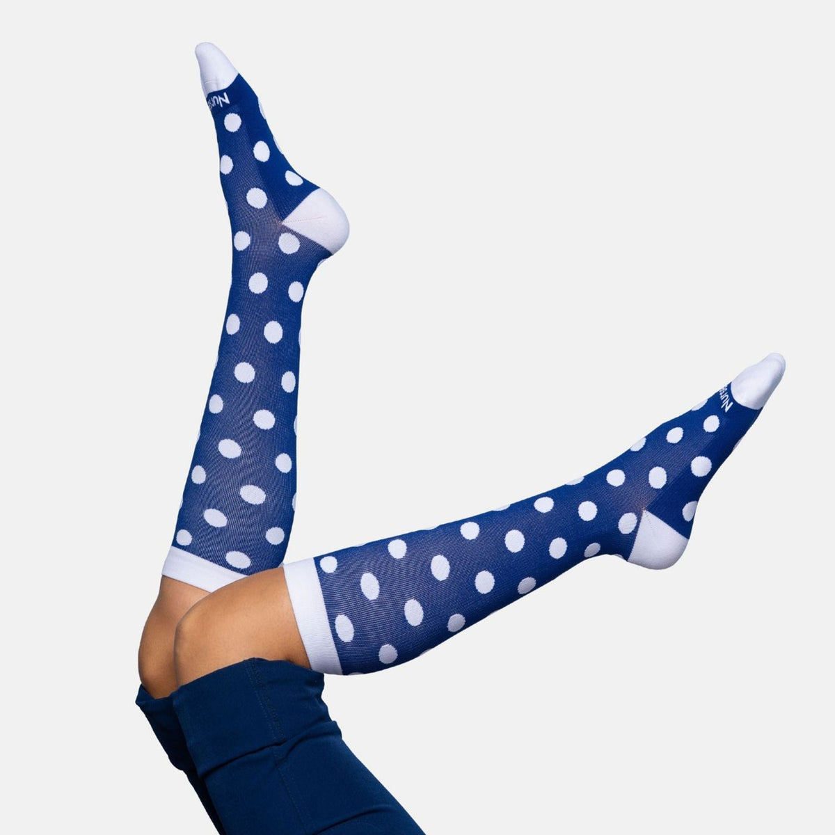 Polka Dots Compression Socks Nurse Yard