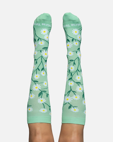 Flowers Compression Socks