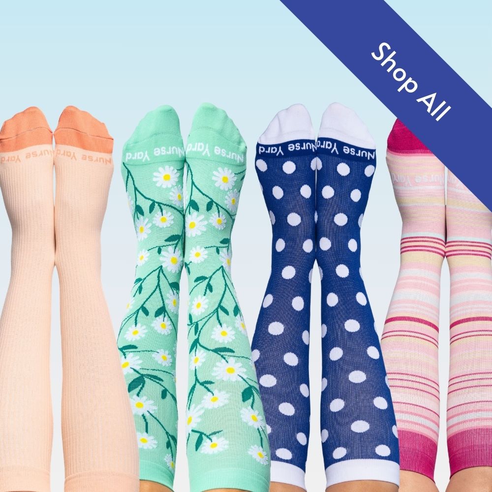 Flowers Compression Socks