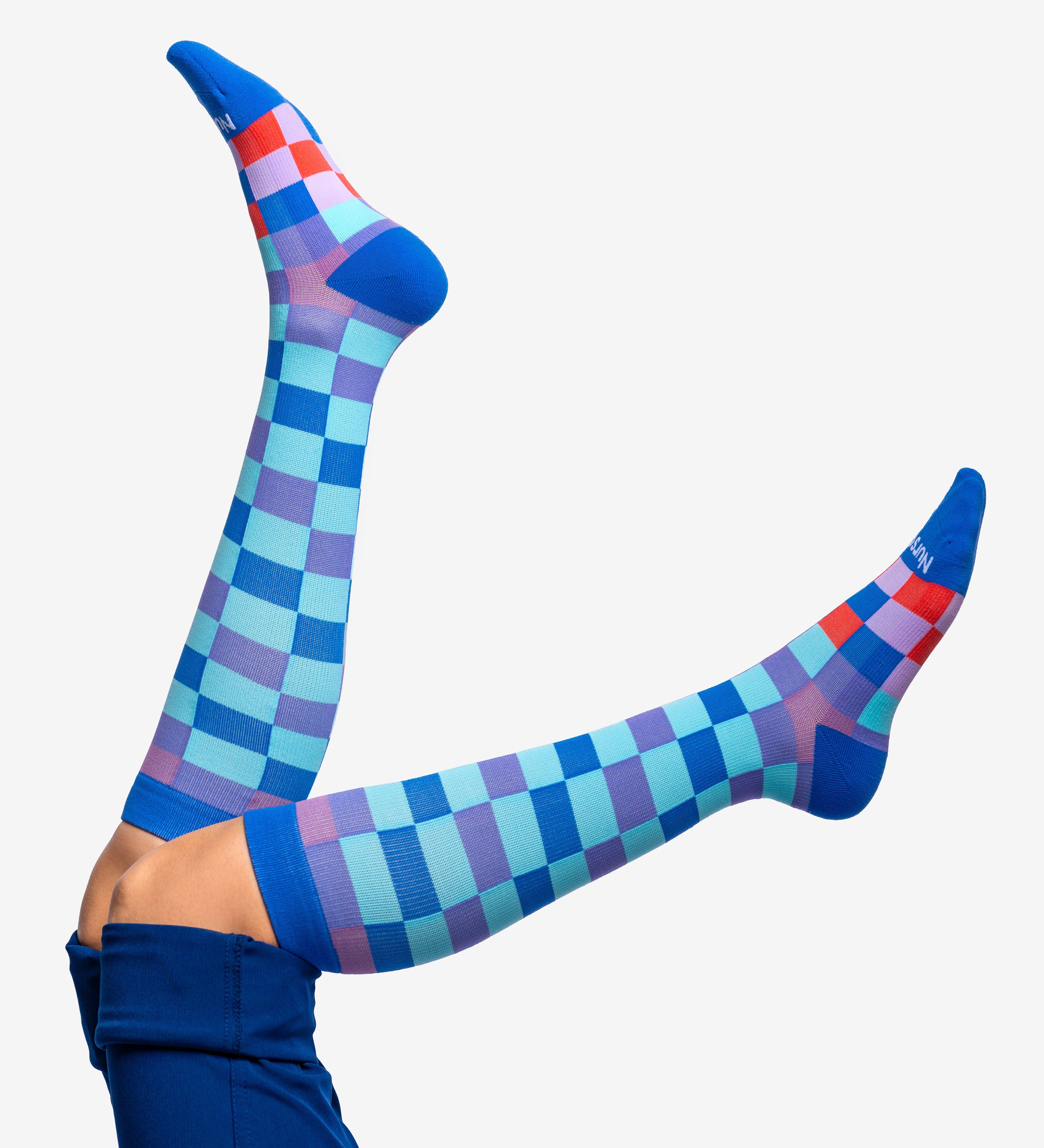 Checkered Compression Socks