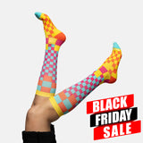 Checkered Compression Socks