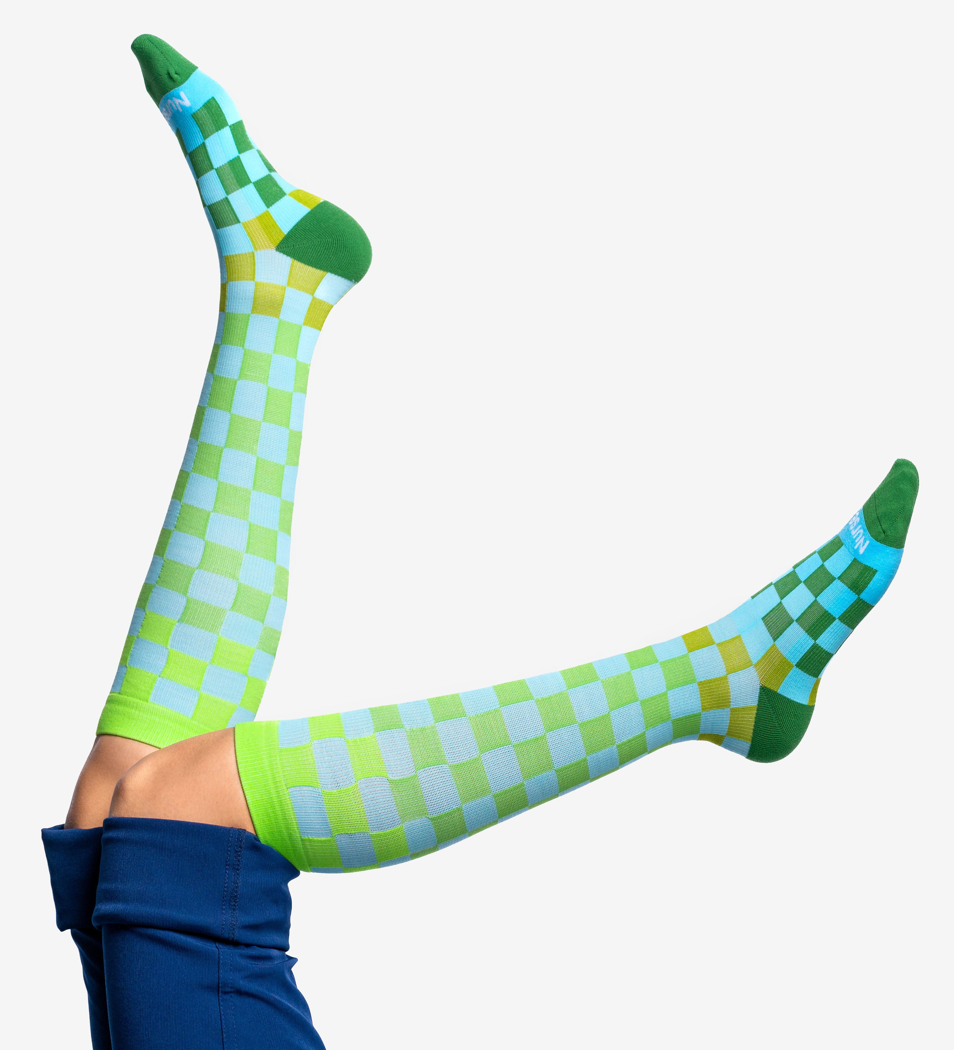 Checkered Compression Socks