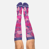 Pink Organ Camo Compression Socks