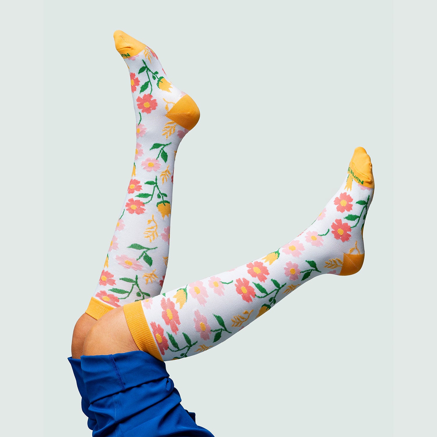 Flowers Compression Socks