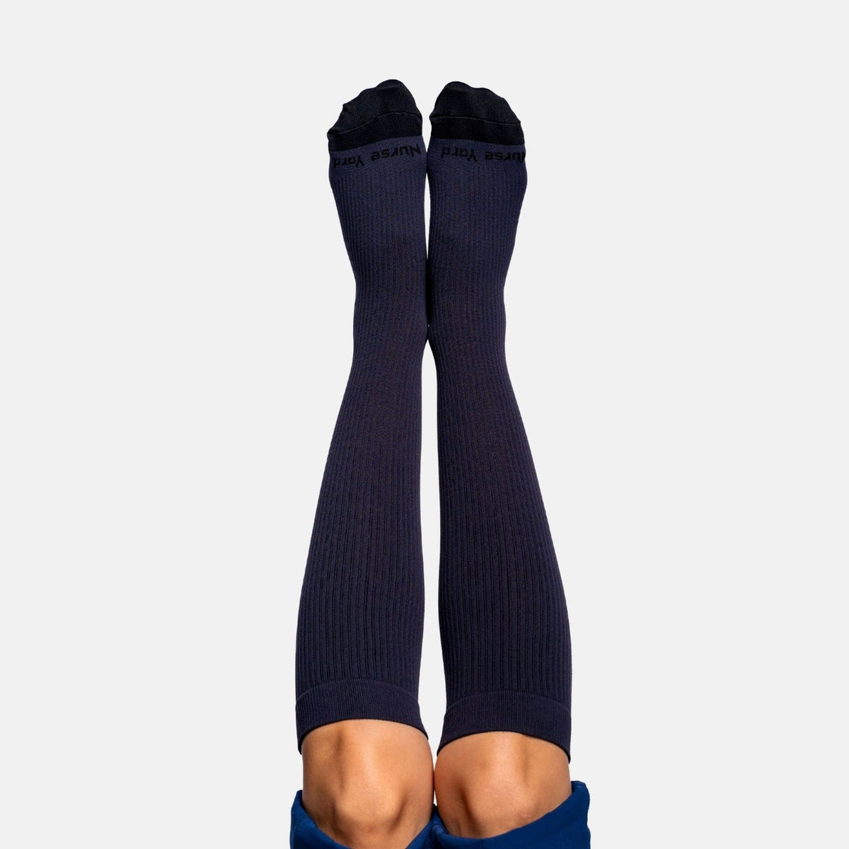 Original Solid Compression Socks Nurse Yard