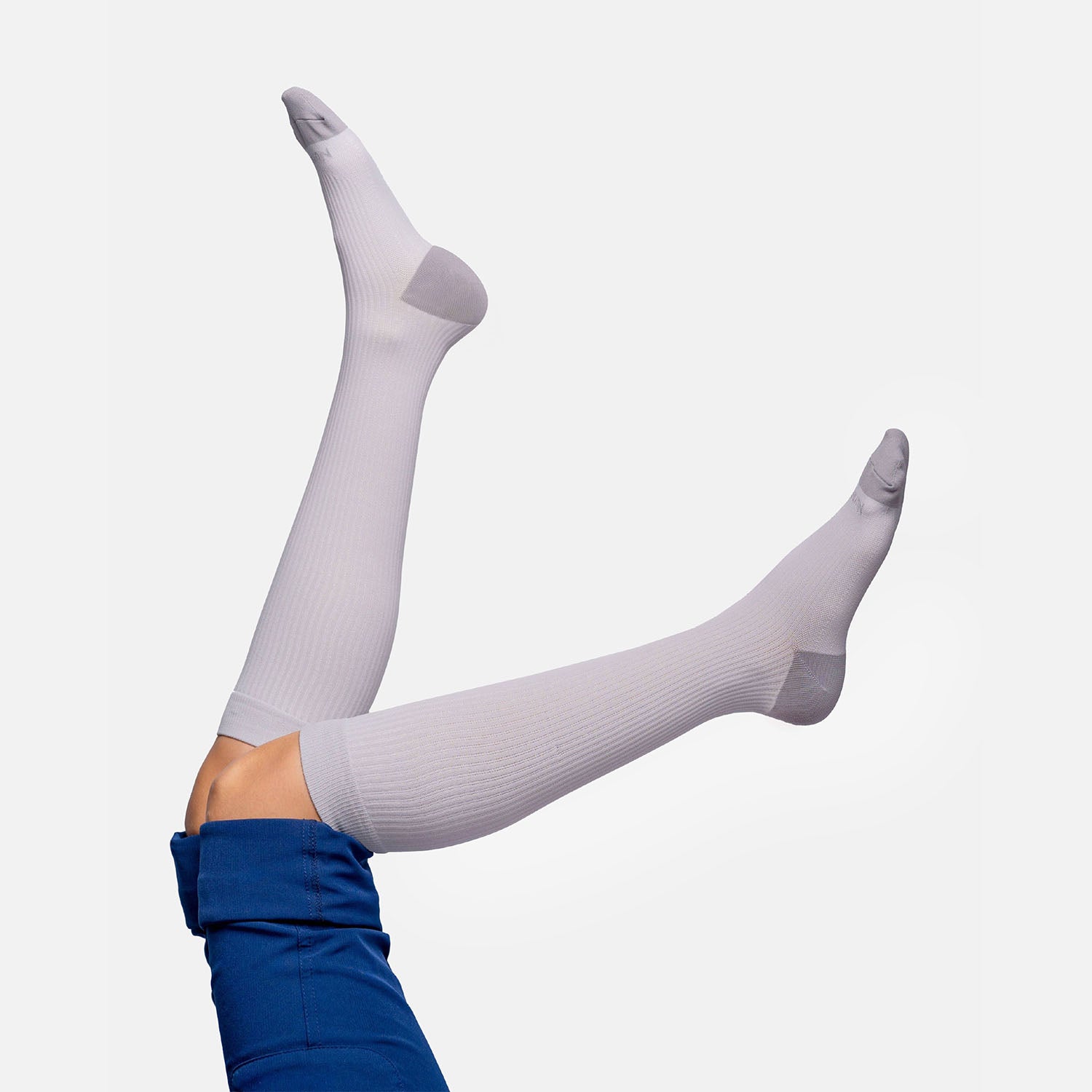 Original Solid Compression Socks Nurse Yard